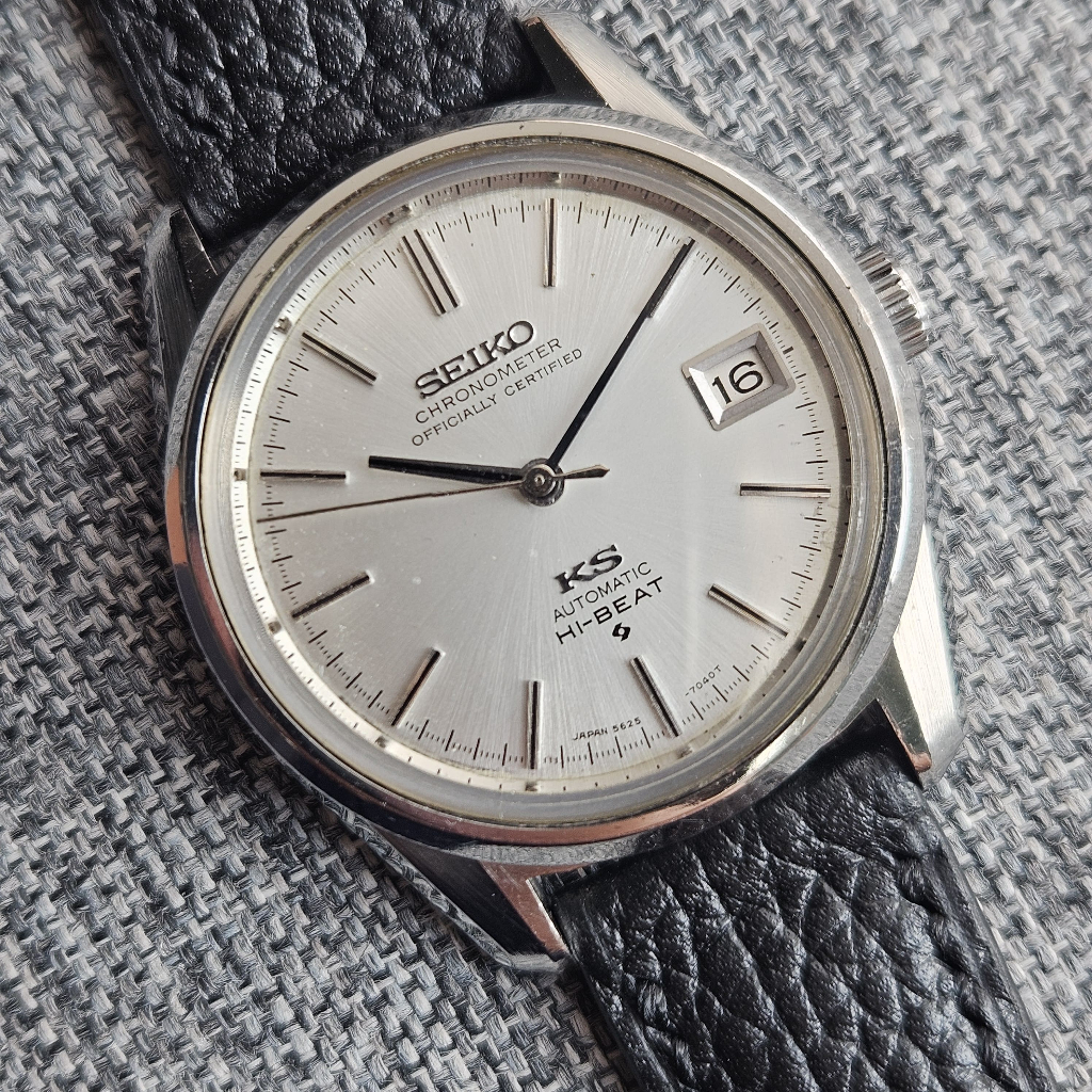 King Seiko 5625-7040 KS Chronometer Hi-Beat Automatic 25J Vintage Japan