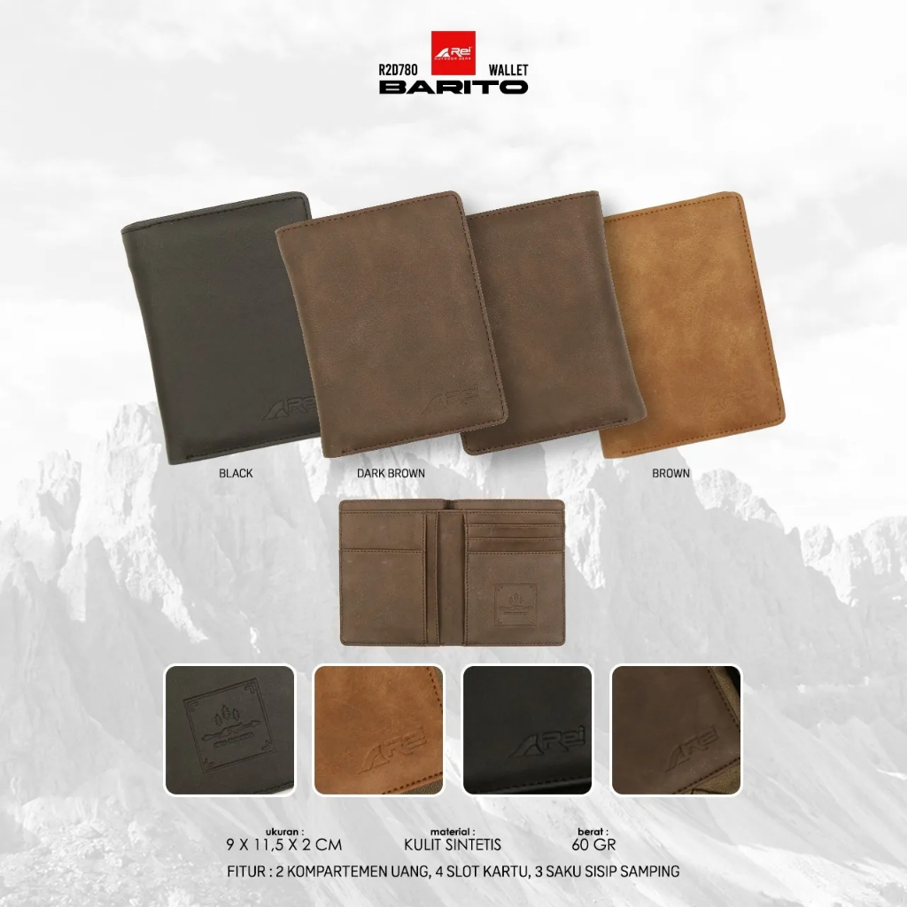 Dompet / Wallet Pendek Barito Arei Outdoorgear | Dompet yang tahan lama