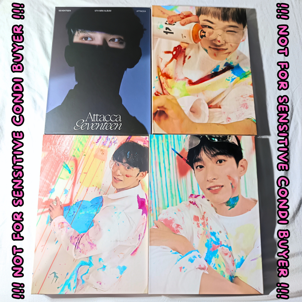 BINDER ONLY HOSHI MINGYU JOSHUA DK CARAT VER FACE THE SUN ATTACCA CARVER FTS