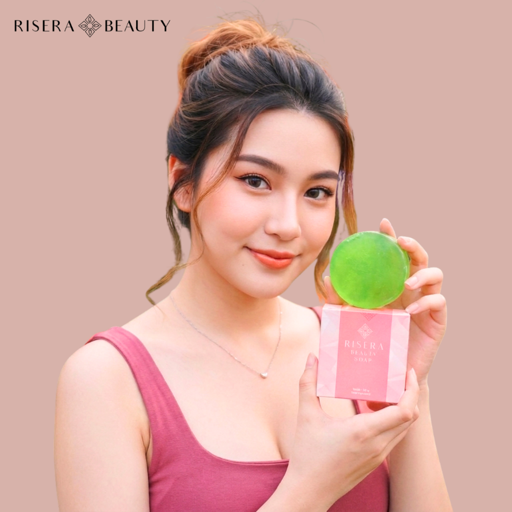 RISERA BEAUTY Skin Care Whitening Face Soap Pengecil Pori-Pori Dan Penghilang Flek Hitam