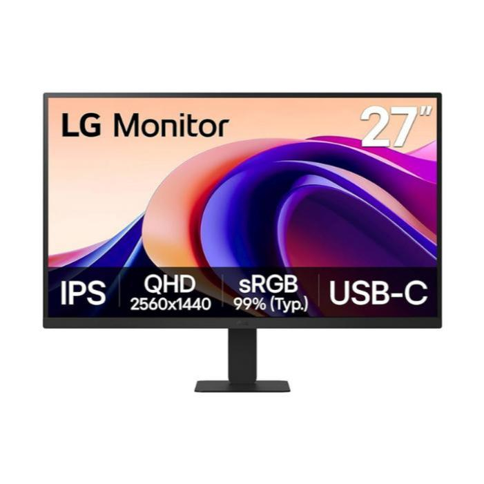 LG MONITOR G5 27 INCH 27U631A-B IPS QHD 1440P 5MS 100HZ HDR10 HDMI+USB-C SPEAKER TILT