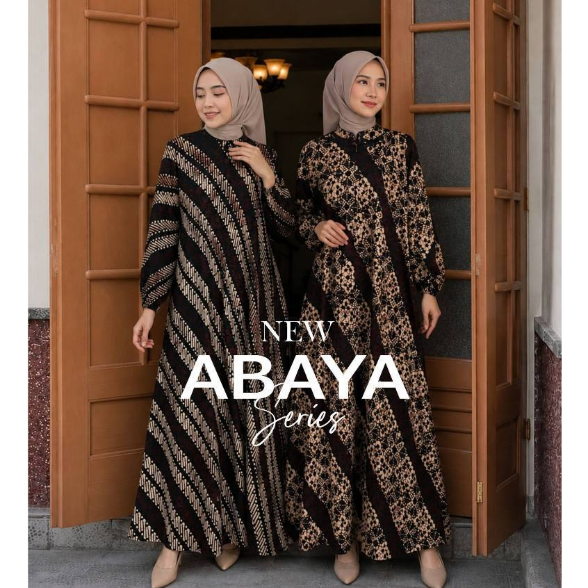 Abaya Sentiko Batik Original | Abaya Arum Abaya Wigati | Abaya Rayon Premium Jumbo