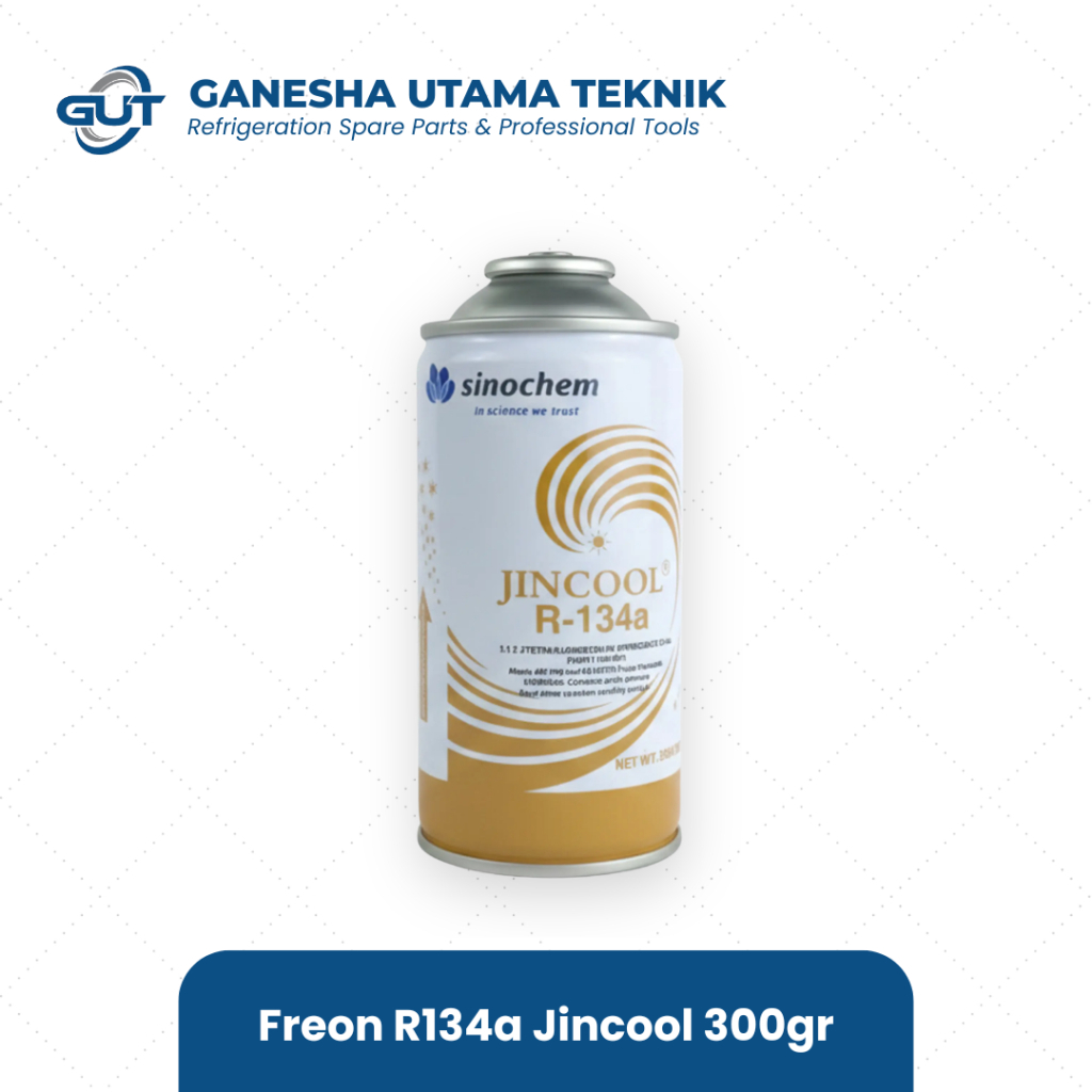 Freon Kaleng R134a Jincool 300g Refrigerant AC Mobil & Kulkas Original