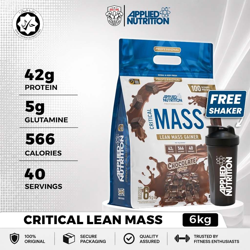 Applied Nutrition Critical Mass Professional - Lean Mass Gainer 6Kg - 40 Servings