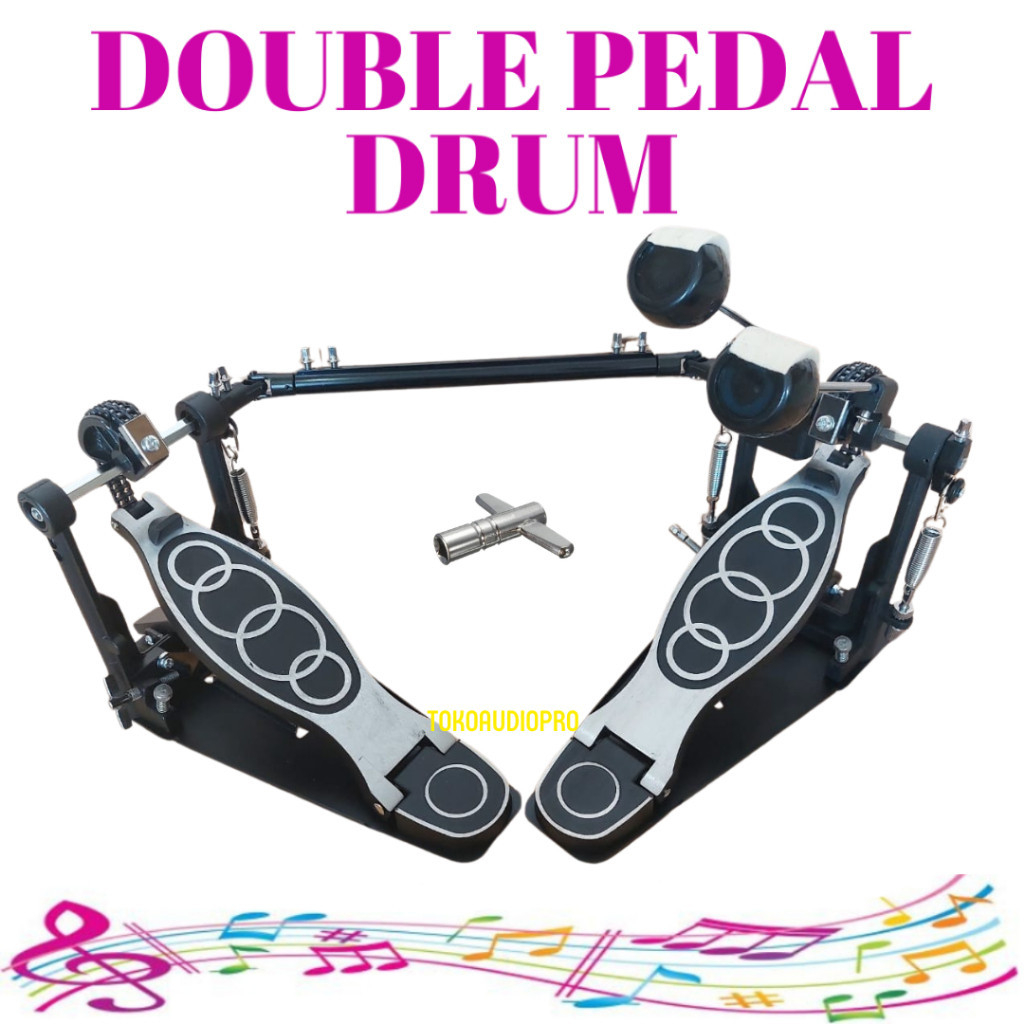Pedal Double Pedal Bass Drum Pedal Drum Ganda