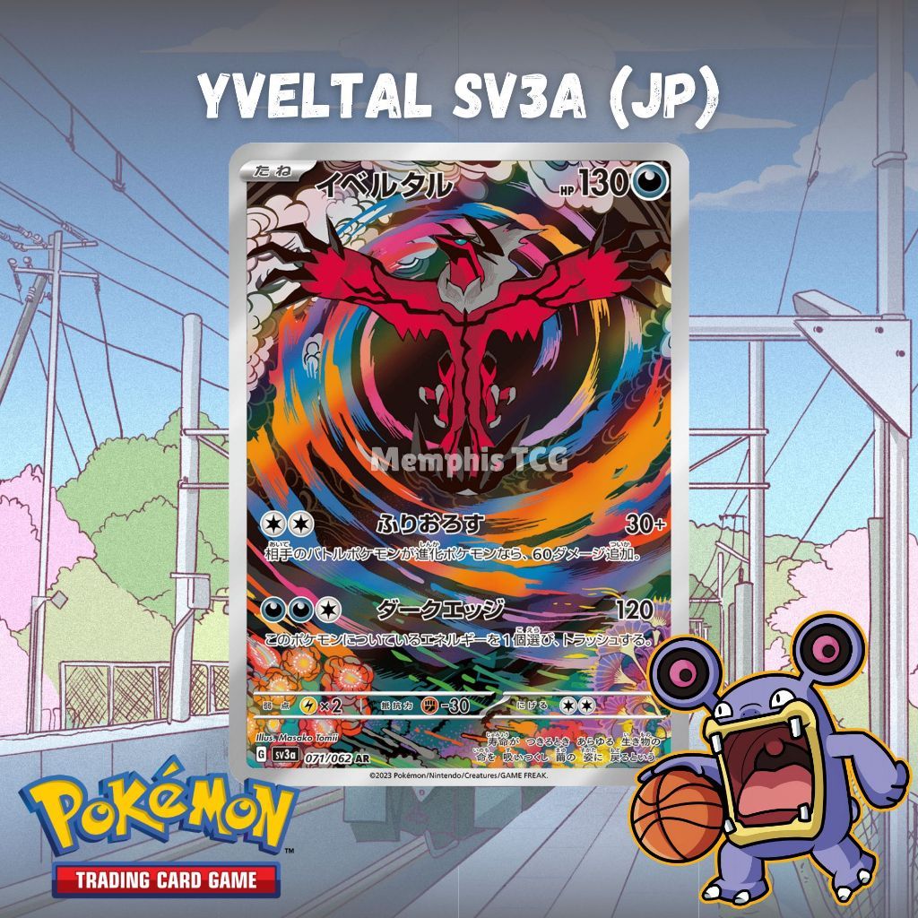 Yveltal 071/062 AR SV3a - Kartu Pokemon TCG Original (JP)