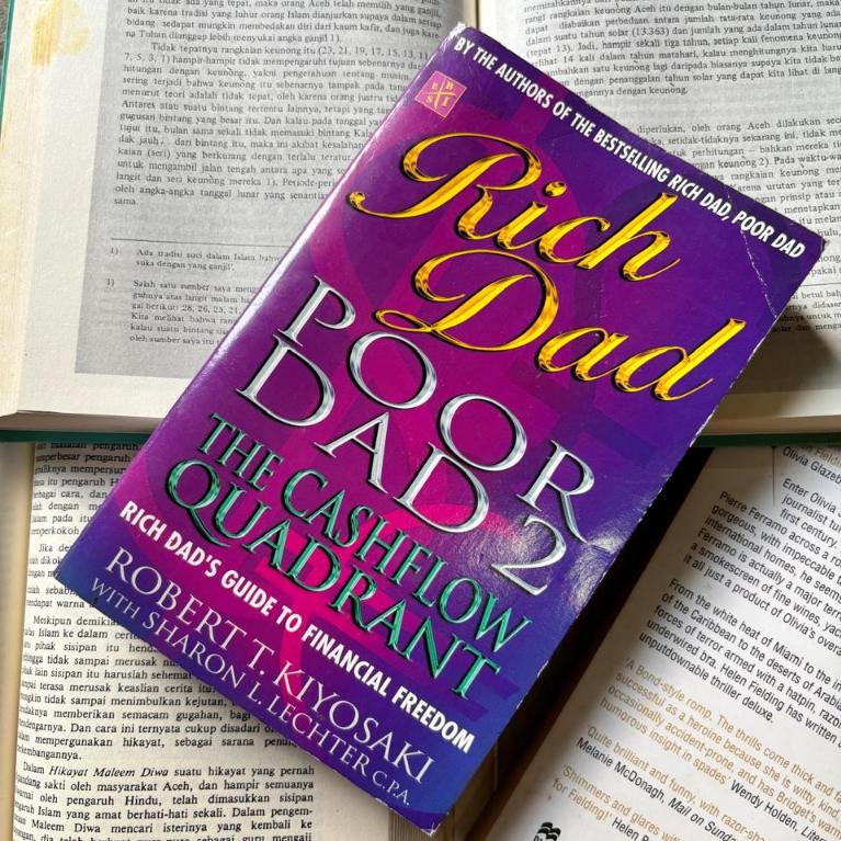 Buku Rich Dad Poor Dad The Cashflow Quadrant Robert T. Kiyosaki / Buku Preloved Original