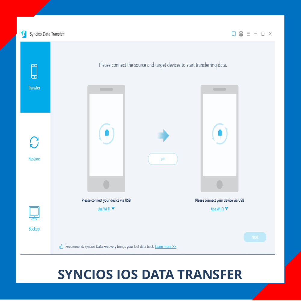 SYNCIOS DATA TRANSFER - ANDROID | IPHONE | PC WINDOWS