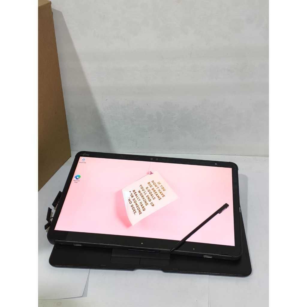 Laptop bisa jadi Tablet FUJITSU TABS ARROW 2IN1 Core i5 Ram 8Gb Intel Iris Xe Grapich + StylusPen