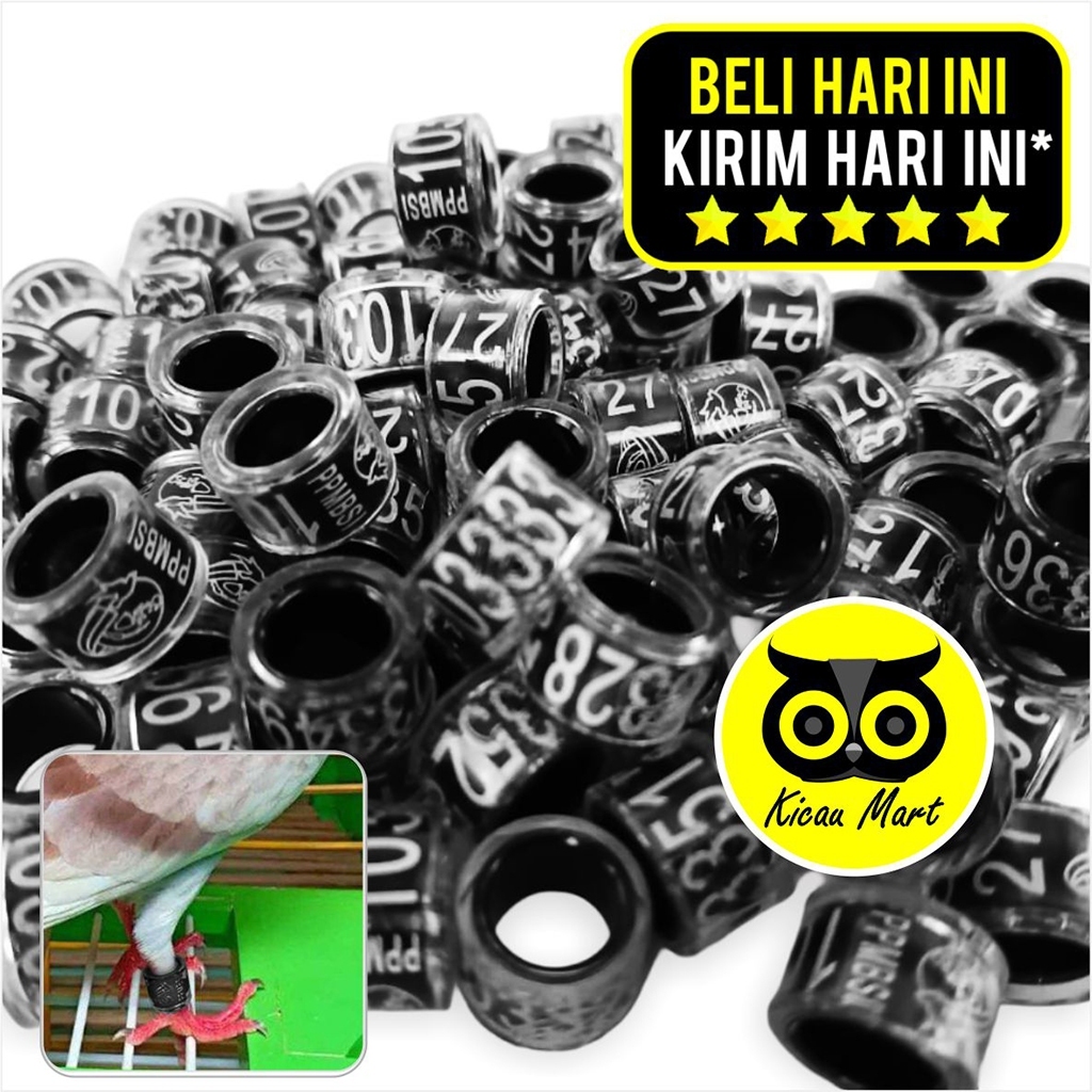KICAU MART Ring Merpati Pusat SI PPMBSI Ring Merpati Balap NEW 2027 PPMBSI GARANSI ORIGINAL Ring Kak