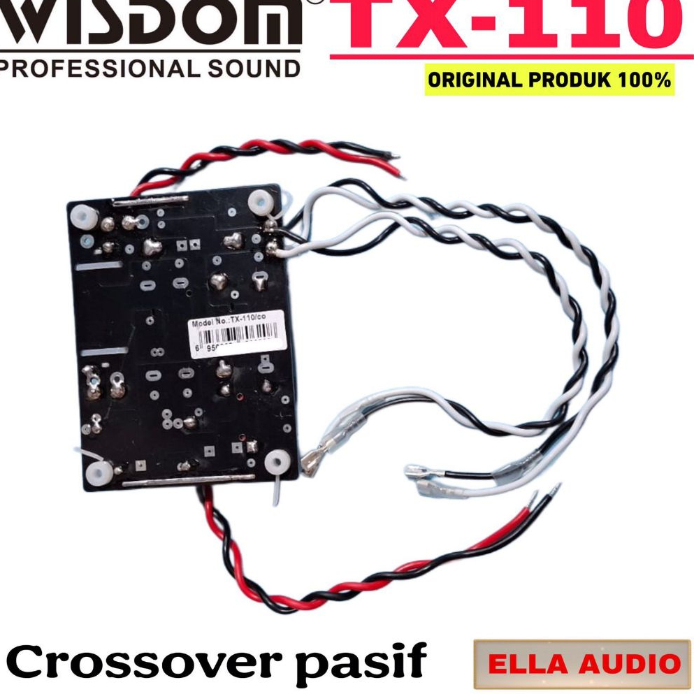 Crossover Pasif Wisdom TX110 Crossover Speaker Pasif Wisdom TX-110