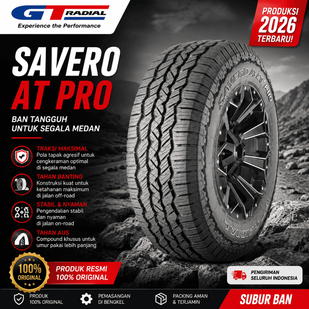 Ban Mobil GT Radial Savero AT Pro 265/70 R16