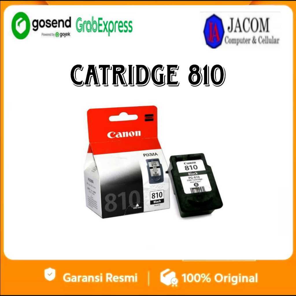 Cartridge Canon  810 Black Tinta Printer Canon IP2770 MP237 MP287 MP258 MX366