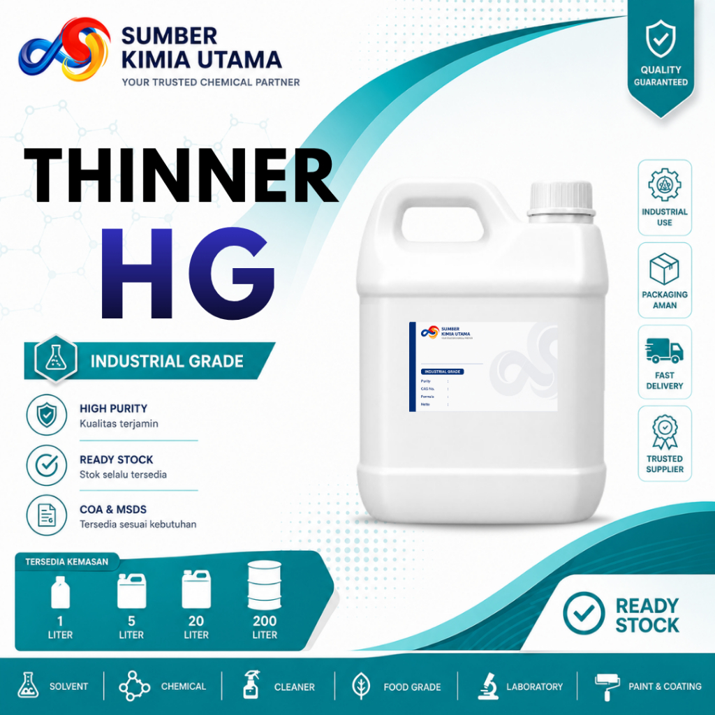 Thinner HG 1 Liter - thinner High Gloss - Thinner serbaguna