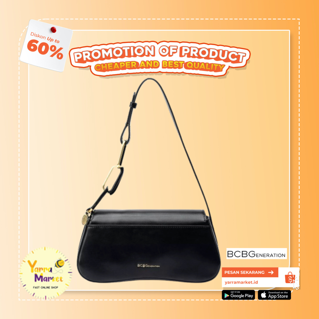 BCBG GENERATION MAX MARA BLACK SHOULDER BAG [ NEW / ORIGINAL ]