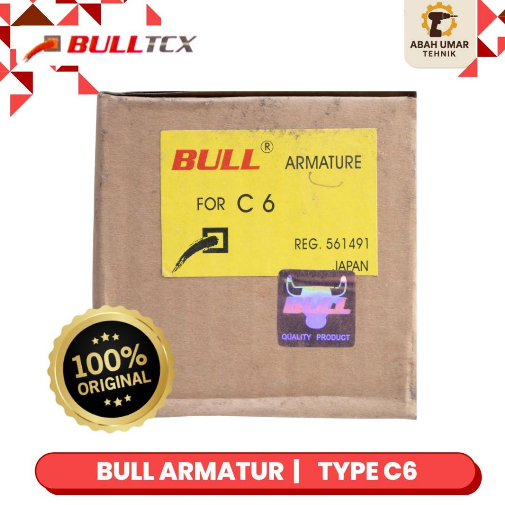Armature Angker Mesin Potong Kayu Circular Saw 6 Inch Hitachi C6 C 6 Bull High Quality Sparepart Ser