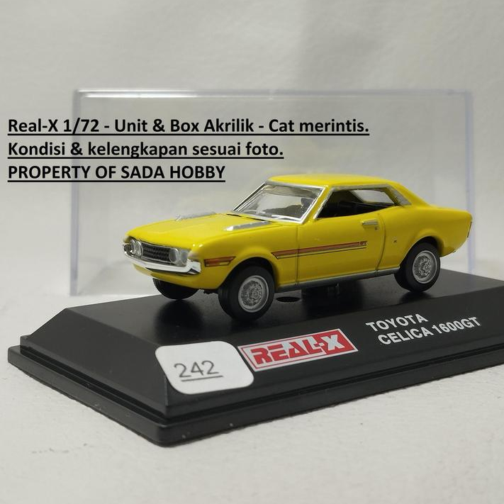 Real-X 1/72 Toyota Celica 1600GT Yellow