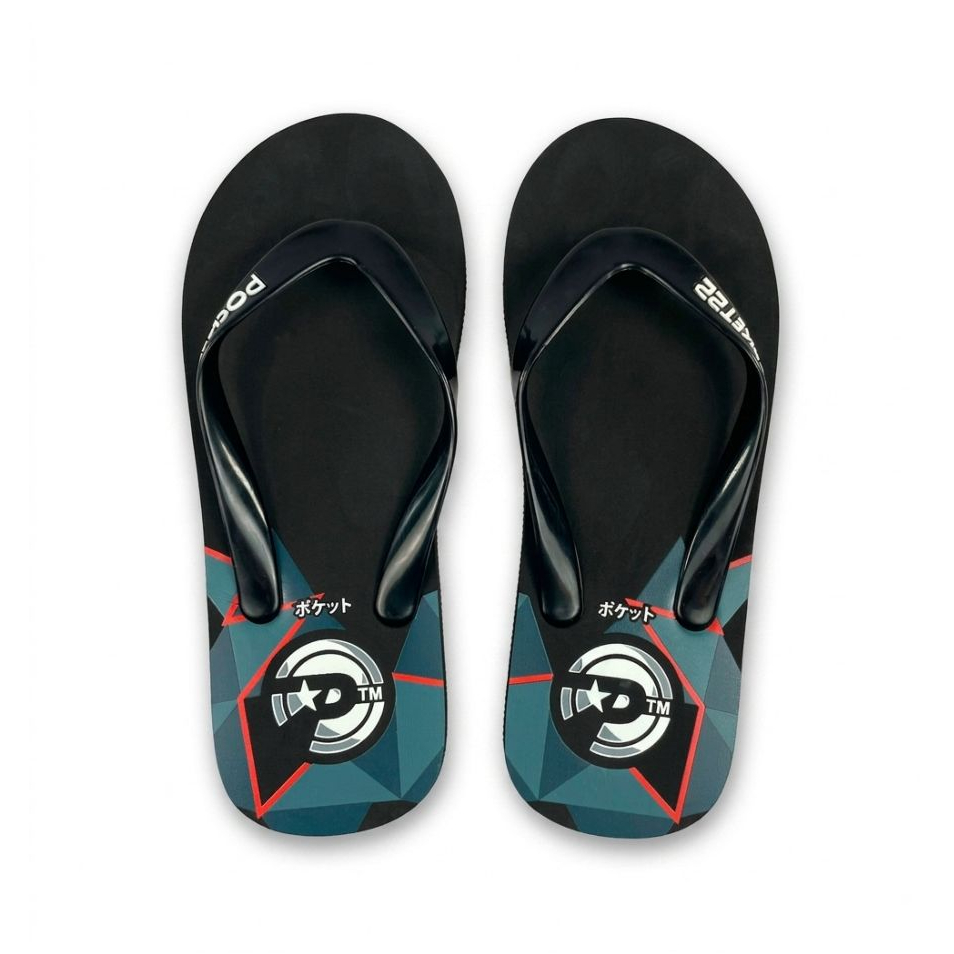 Pocket22 Sandal Jepit Spon Flipflop Distro Pria Wanita 1305 Ragg