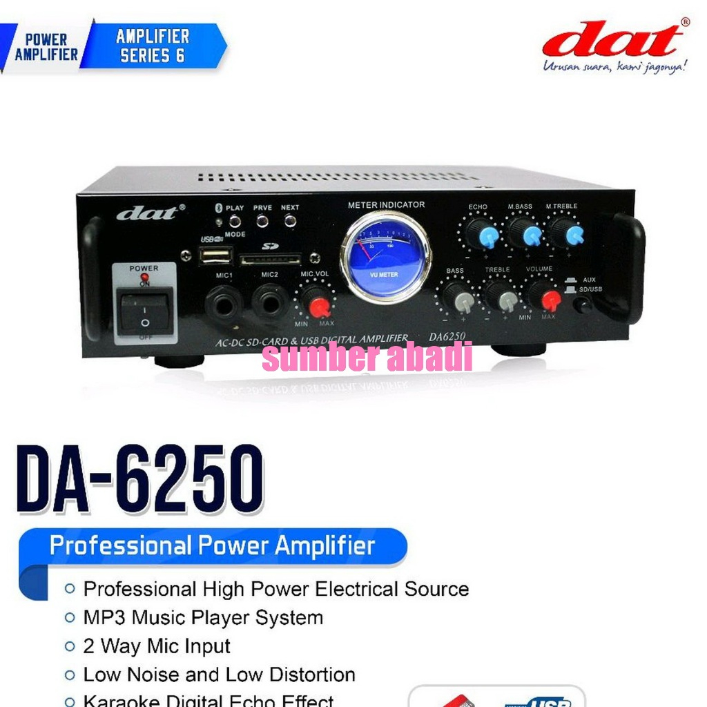 dat DA-6250 Power Amplifier