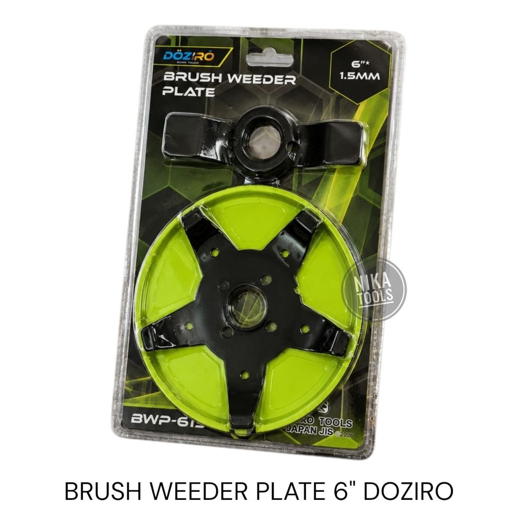 Brush Weeder Plate 6 inch Mesin Pemotong Rumput DOZIRO