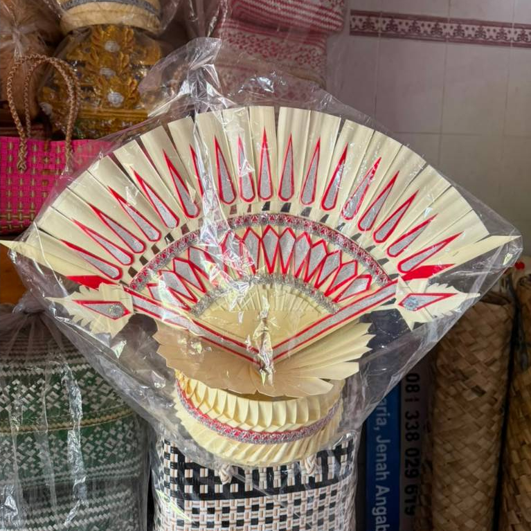 (dauh) sampian gebogan cili bahan ental cantik / canang gebogan