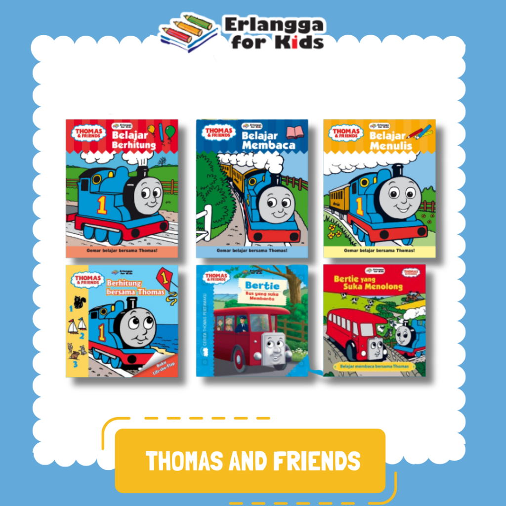 [Erlangga] Buku Sale Anak: Seri Thomas & Friends -