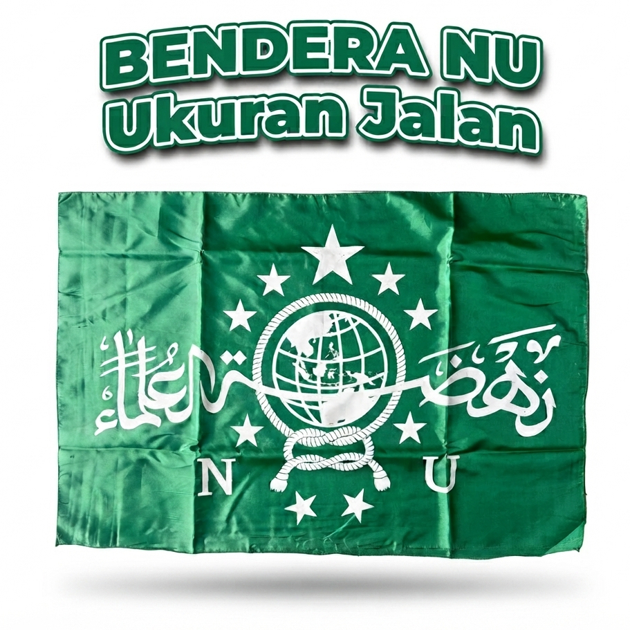 Bendera Jalan NU Bender NU Kecil Bendera NU 60x90