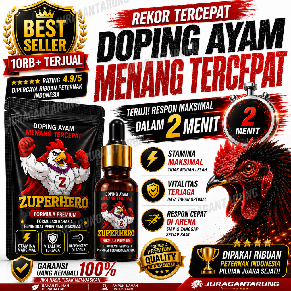 Doping Ayam Aduan Zuperhero,Doping Ayam Aduan Biar Ganas,Doping Ayam Aduan Paling bagus