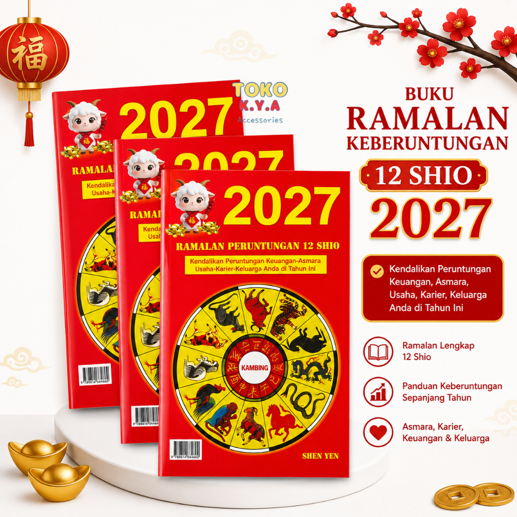 BUKU RAMALAN KEBERUNTUNGAN TONGSHU 2027/BUKU RAMALAN 12 SHIO/BUKU RAMALAN CINA 2027