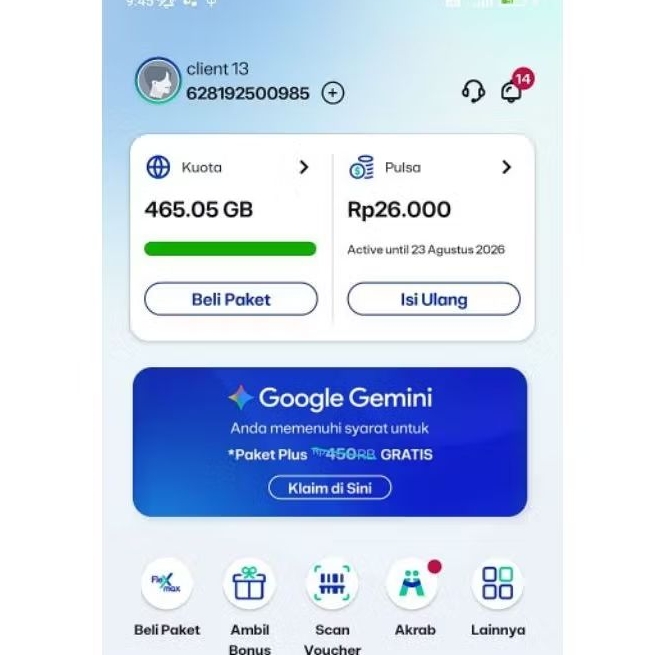 Kartu Perdana XL Xtra Combo VIP Diskon 90%