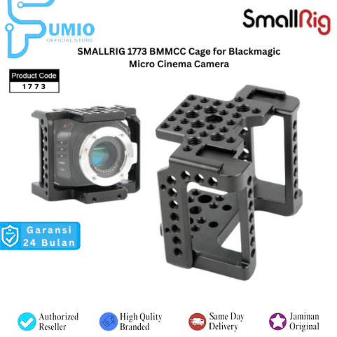 SMALLRIG 1773 BMMCC/BMMSC Cage – Compact, Durable Rig Frame for Creative Shooting Freedom (X01)