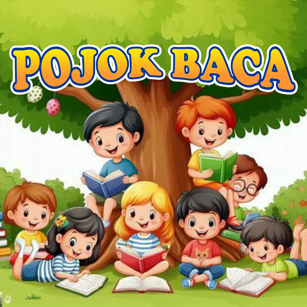 PJ - STIKER DINDING POJOK BACA / HIASAN KELAS SEKOLAH / STIKER LITERASI VIYNL