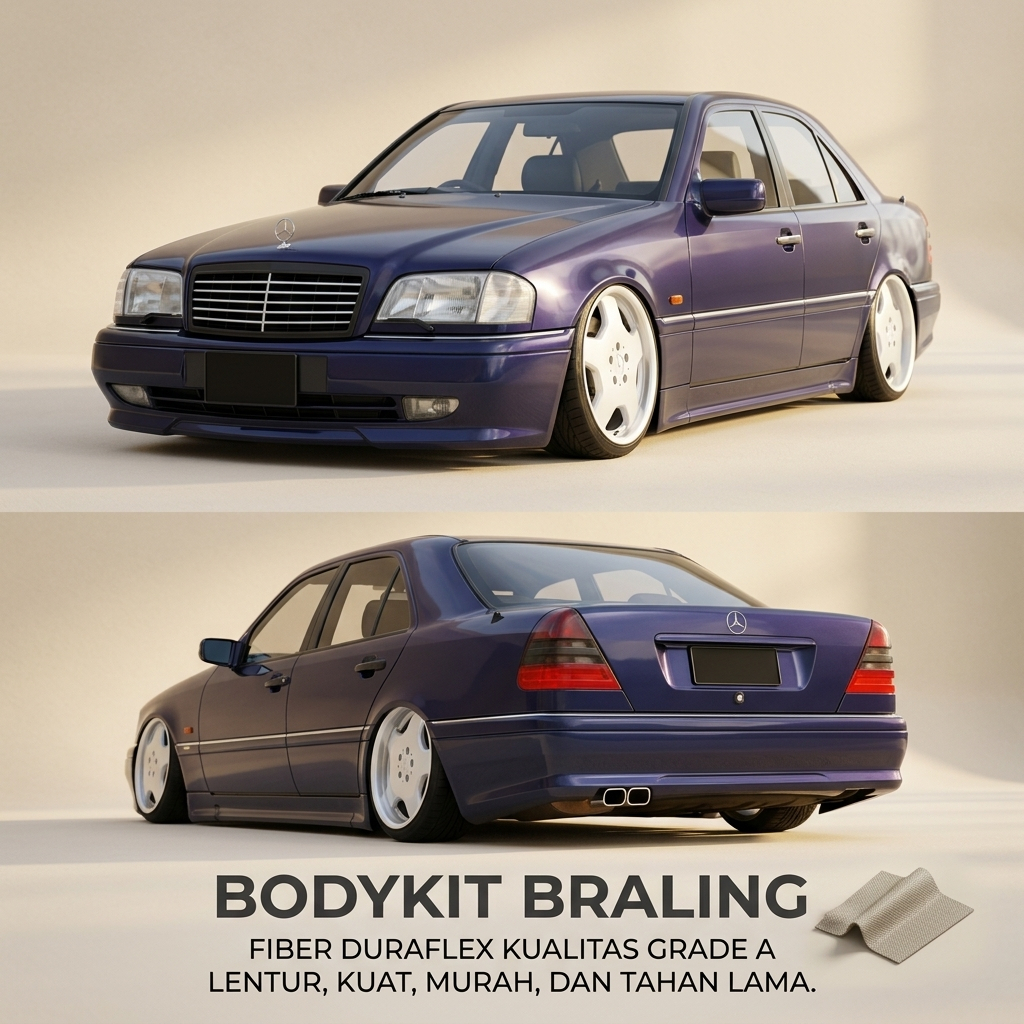 BODYKIT Mercedez Benz W202 with AMG Duraflex