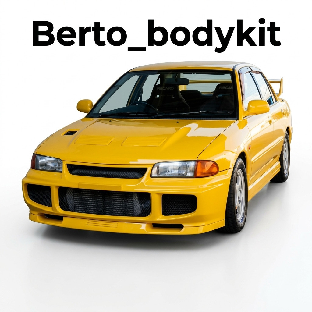 ( Ready Stok ) BEMPER DEPAN LANCER EVO 3 TAHUN 1995 1996 BUMPER DEPAN MITSUBISHI LANCER EVOLUTION II