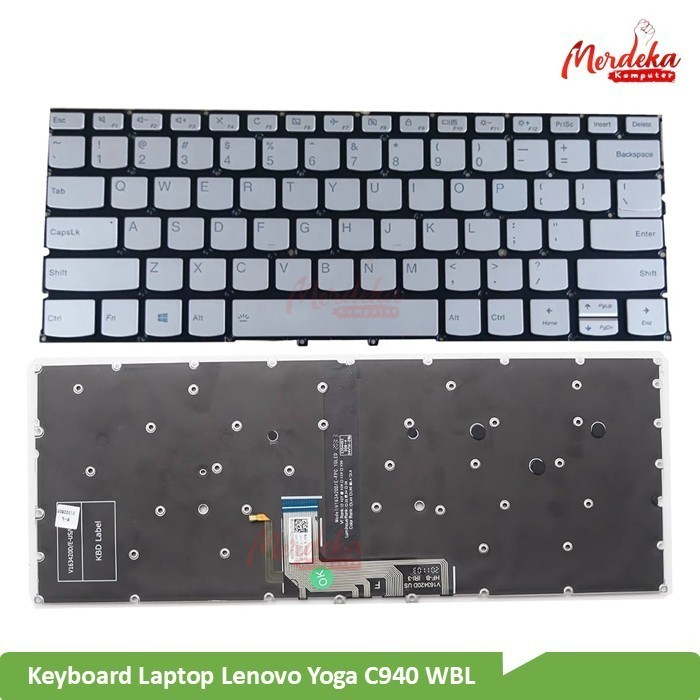 Keyboard Laptop Lenovo Yoga C940 Backlight Sliver