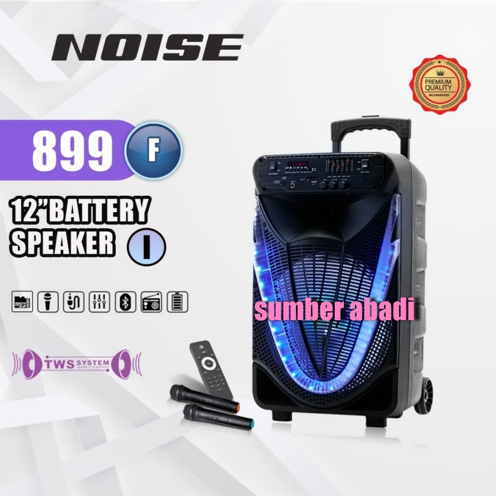 Speaker Portable Wireless Noise 899 FI Speaker Meeting Noise 899 F-1 Original 12 inch Bluetooth