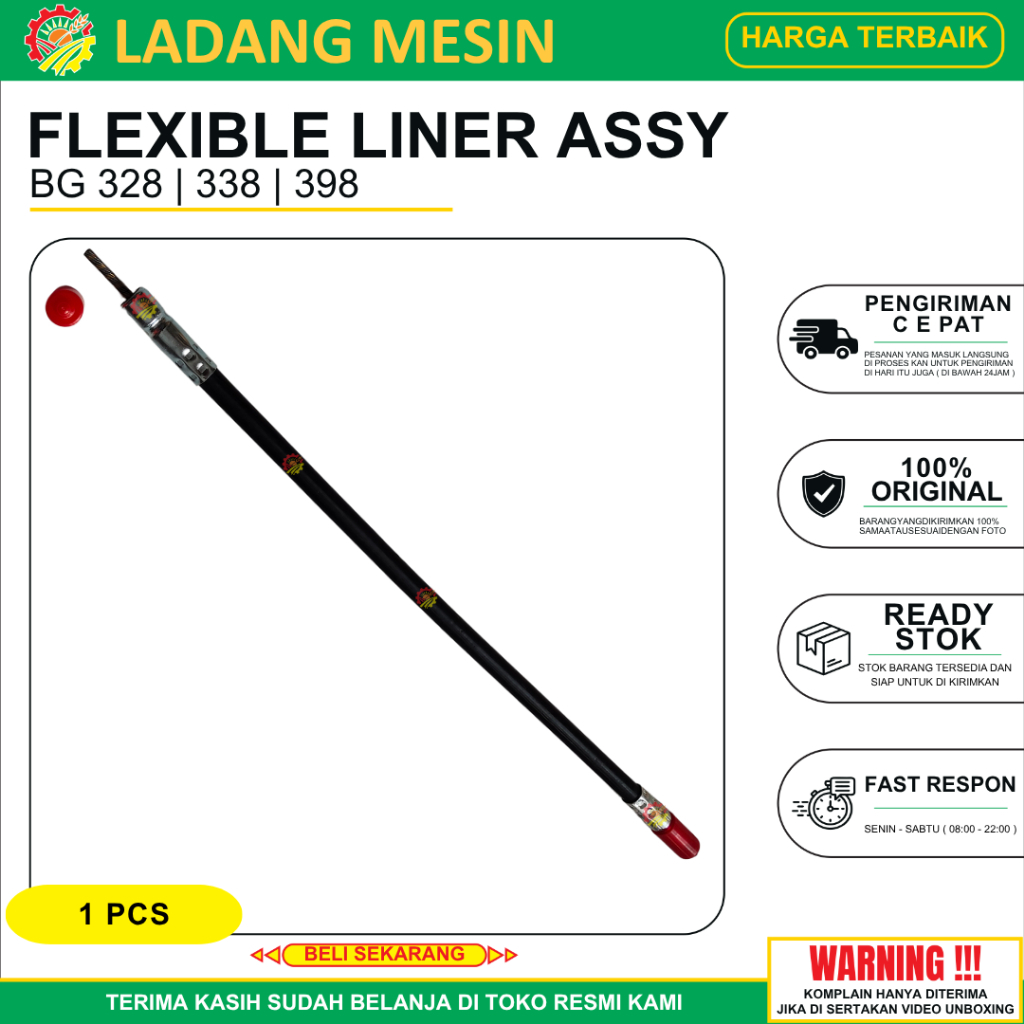 Flexible Liner Assy 84 cm Mesin Potong Rumput BG328 / BG 328 Original