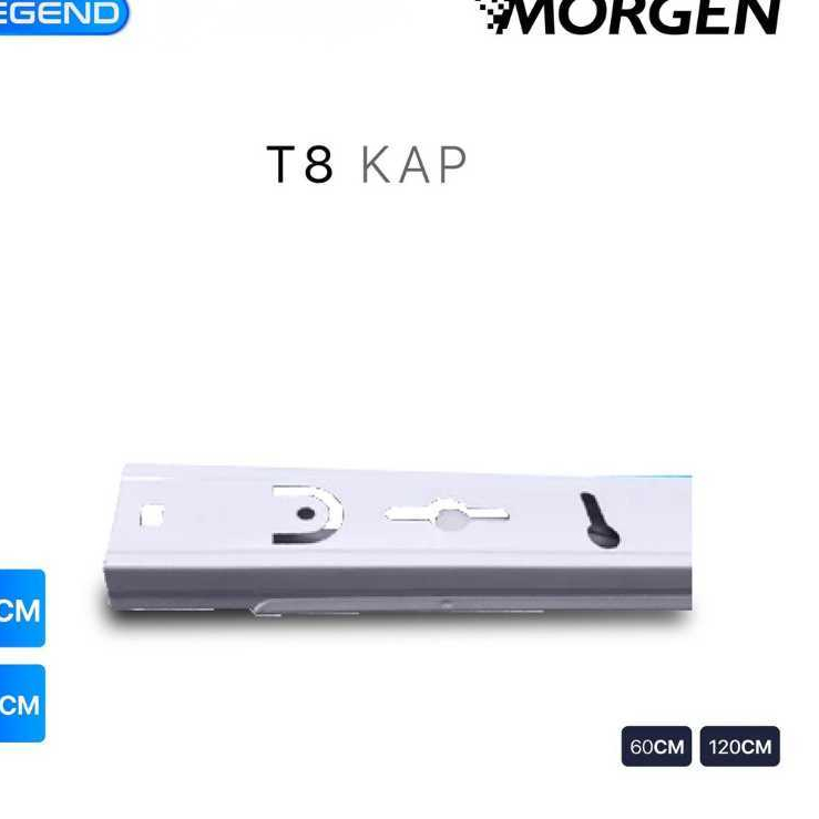 Morgen T8 Kap Grand Series Kap Lampu T8 LED 60CM/120CM Desain Minimalis