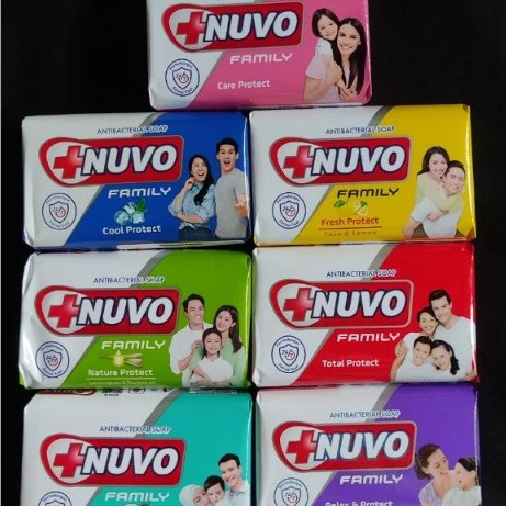 Sabun Nuvo Batang Dapat 12 Pcs Kemasan 72 Gr