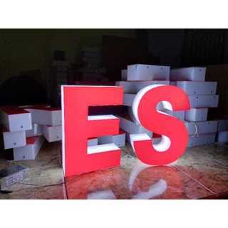 Huruf Timbul 3D Akrilik + Lampu Led Custom