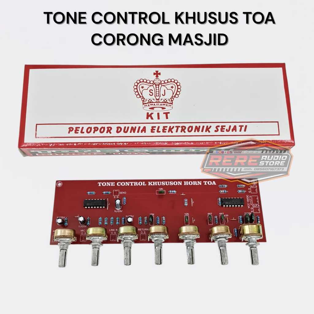 Tone Control Horn TOA / Tone Kontrol Khusus TOA Corong Masjid Lengkap Fitur Send + Return