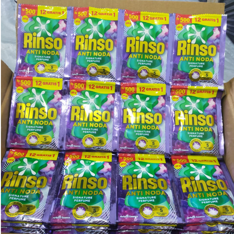 [36PCS] Rinso Liquid Cair Kemasan 500an / Rinso Cair 500an / Detergen Cair Rinso Liquid 36pcs