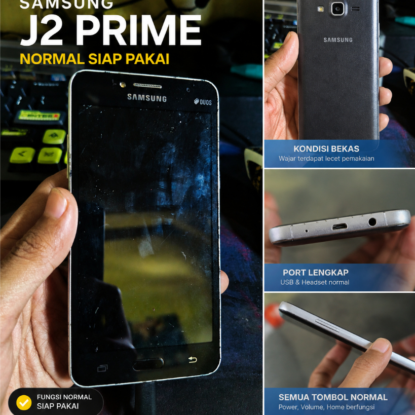 Samsung Galaxy J2 Prime Bekas Normal | HP Samsung J2 Prime Second | Android Murah