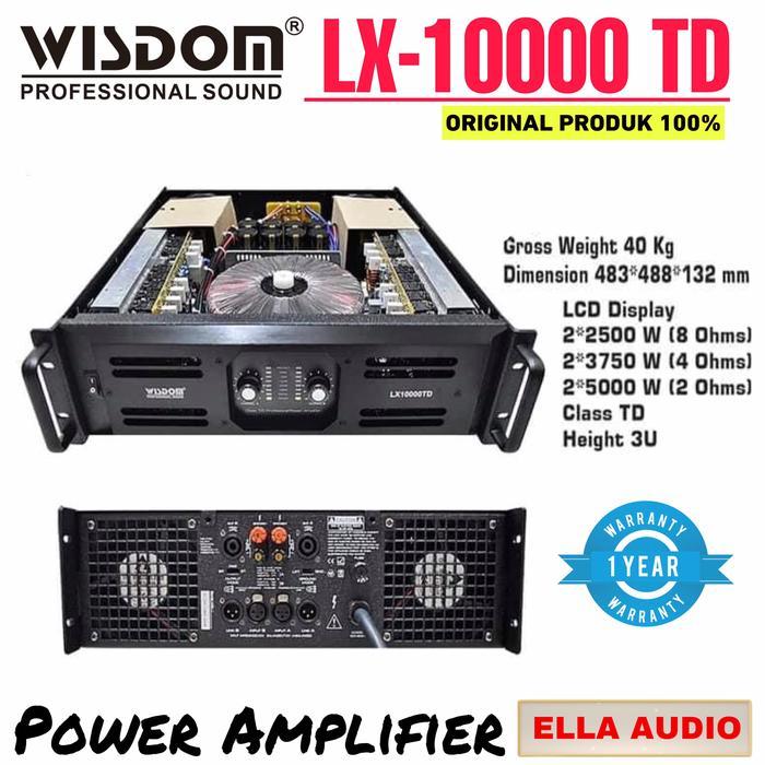 Power Wisdom LX 10000td amplifier wisdom lx 10000td original