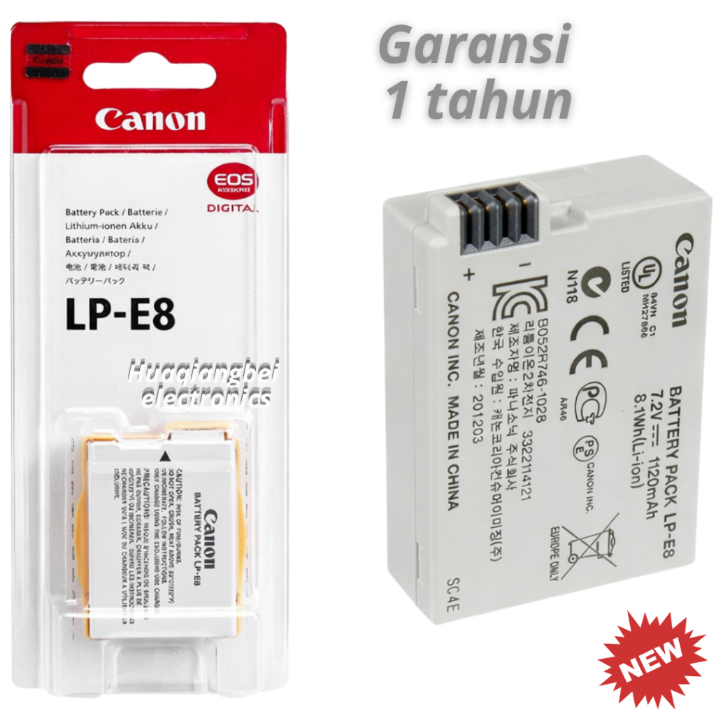 Baterai Canon EOS 550D, Baterai Canon EOS 600D, Baterai Canon EOS 700D, Baterai Canon EOS 650D, Bate