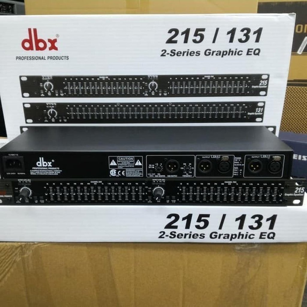 Equaliser DBX 215/131Plus Subwoofer + Equaliser DBX 215Sub GRADE A TER MURAH  ( Bisa COD )