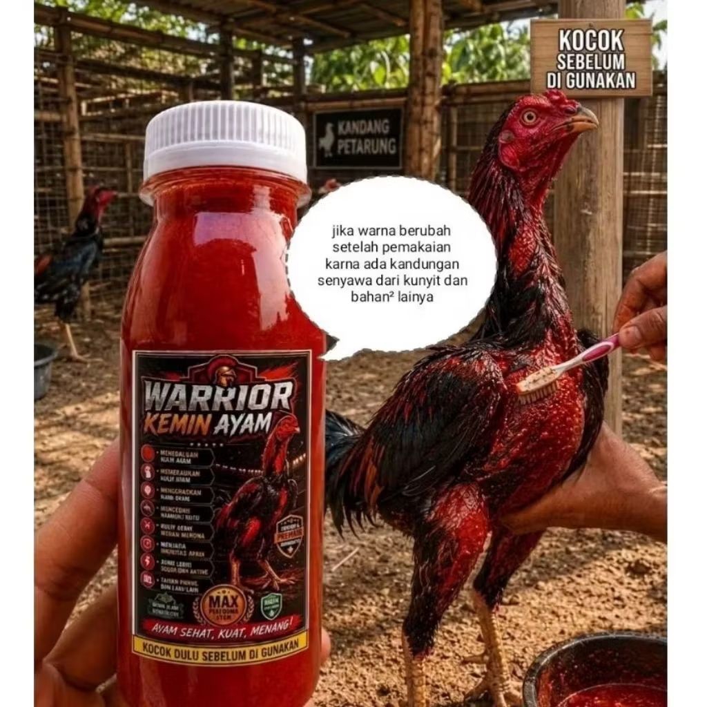 Kemin Merah Ayam Bangkok Aduan Original Netto 100ml