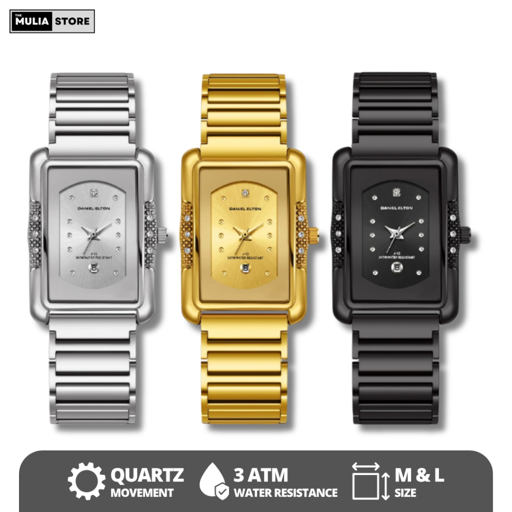 DANIEL ELTON Jam Tangan Wanita Daniel Elton 7601 Tanggal Analog