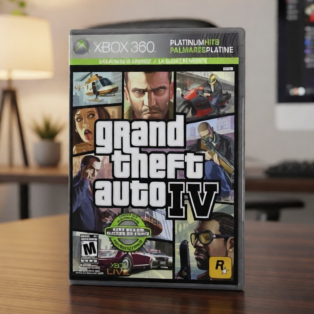 Game Xbox 360 Rgh Grand Theft Auto IV DVD