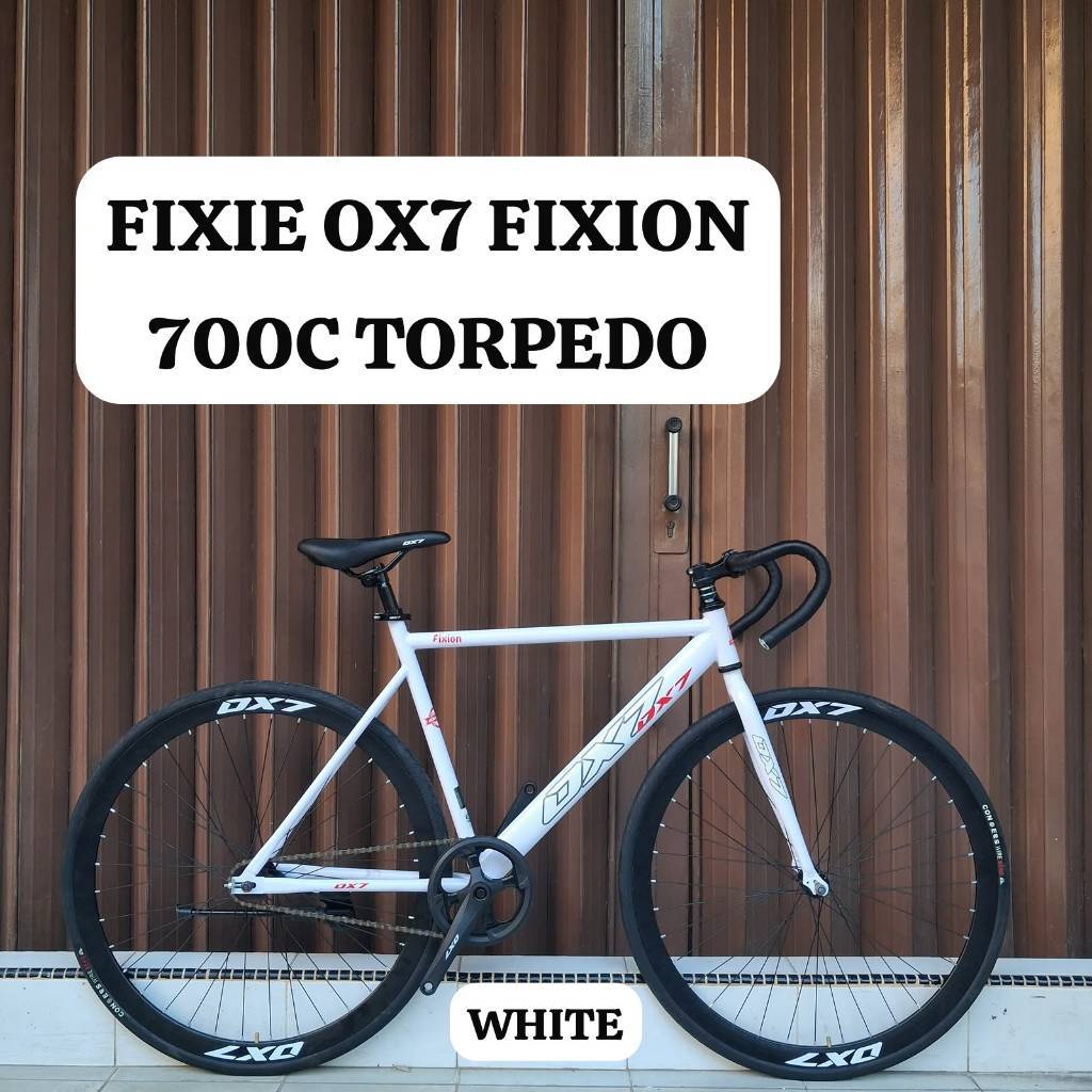 (batam) Sepeda Fixie OX7 FIXION Fixed Gear Torpedo